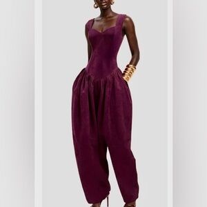 Hanifa Amanda II Elegant Purple/eggplant Jumpsuit-size L